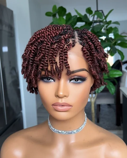 Artistic S-Curve Cornrows with Flowing Braided Ends