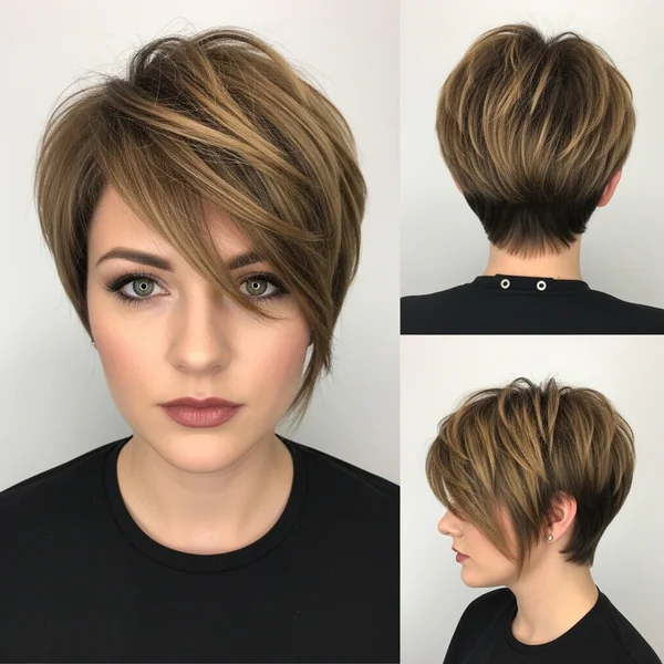 Asymmetrical Bob Short Edgy Pixie Haircuts