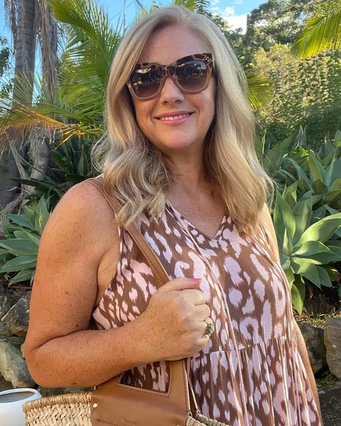 Beachy Golden Blonde Lob for Women Over 50