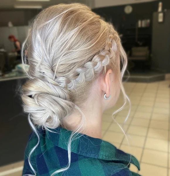 Beachy Golden Bob with Soft Tapered Fringe