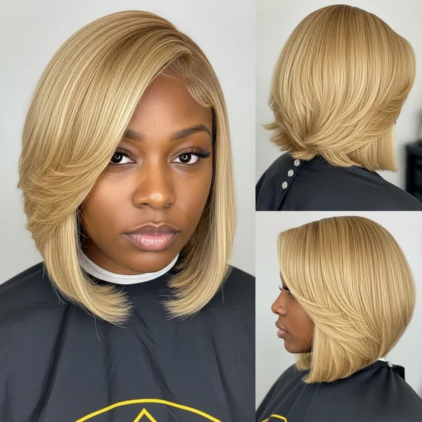 Blonde Bob Hairstyles For Black Women
