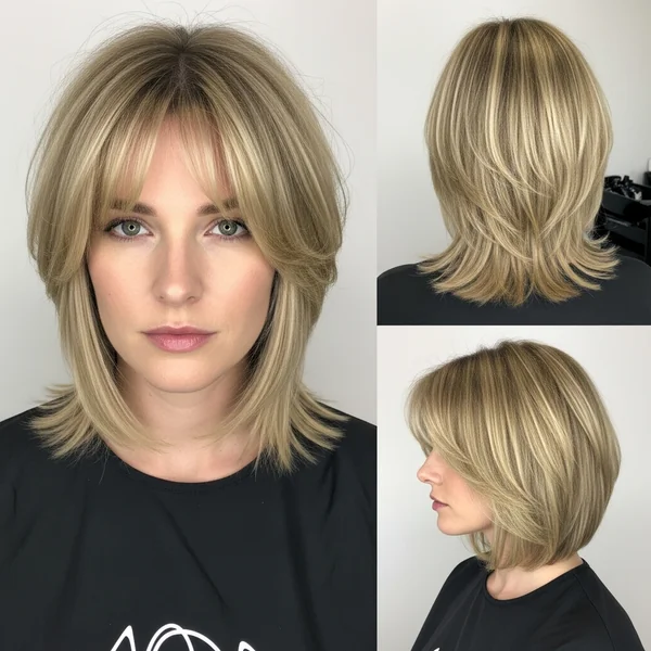 Blonde Bob Hairstyles With Fringe