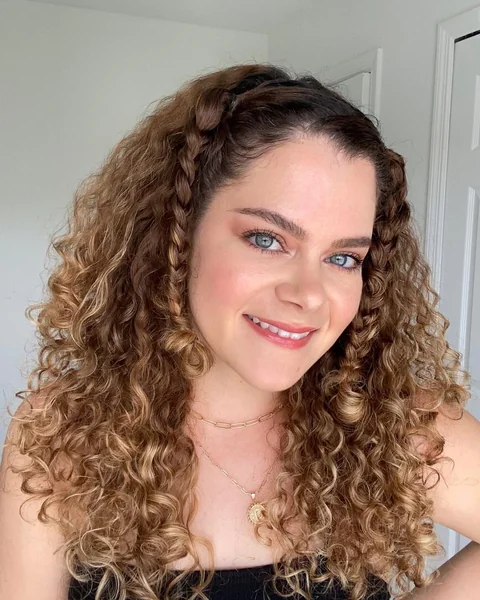 short curly braided hairstyles