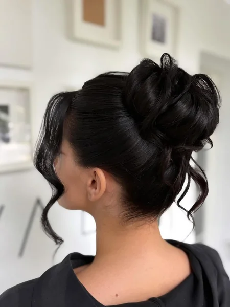 Bohemian Low-High Double Bun Fusion