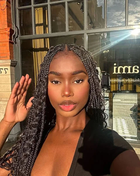 curly braided hairstyles for black women