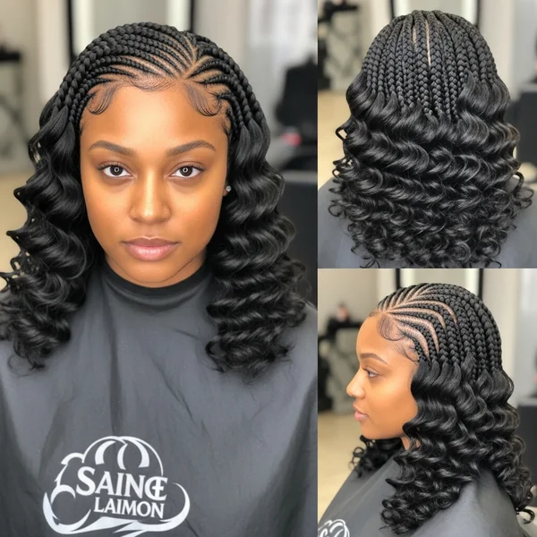 Braided Cornrow Hairstyles Curly
