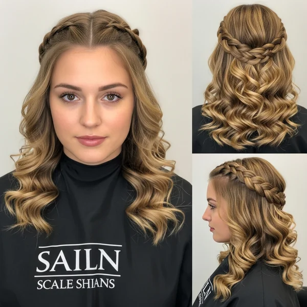 Braided Curly Hairstyles Prom