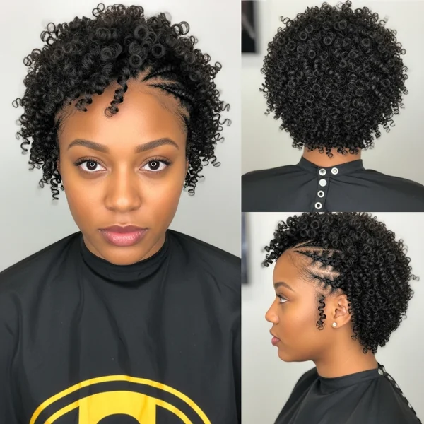 Braided Hairstyles Short Curly Hair