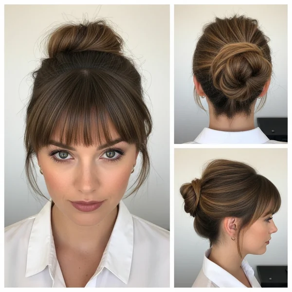 Bun Hairstyles For Short Hair