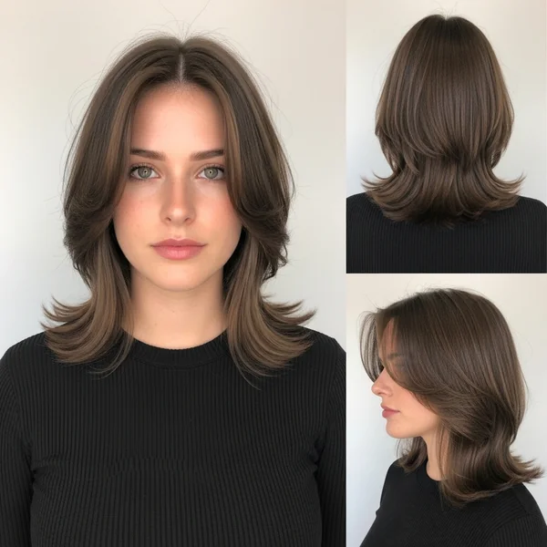 Butterfly Haircut Shoulder Length