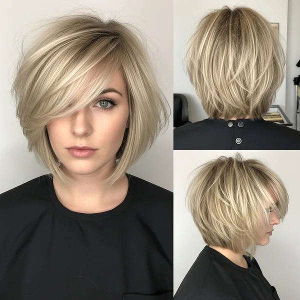 Choppy Blonde Bob Hairstyles