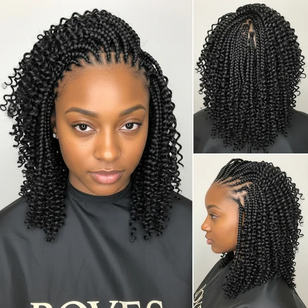 Curly Braided Hairstyles for Black Women