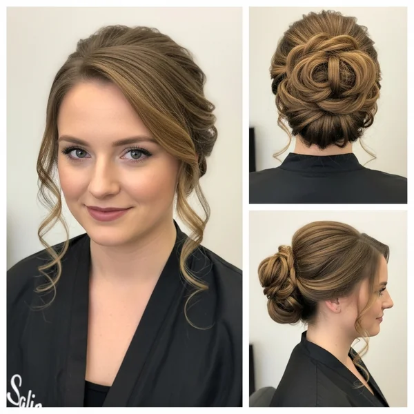 Curly Bun Hairstyles Prom