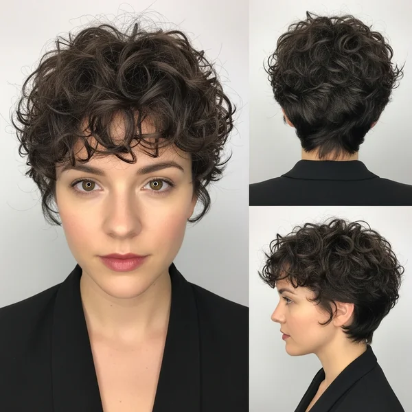 Curly Pixie Hairstyles