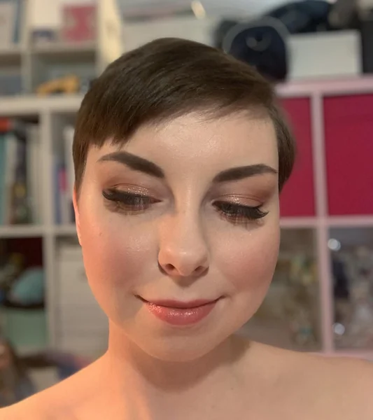 undercut pixie haircut for fine hair