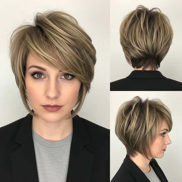 Edgy Long Pixie Haircuts