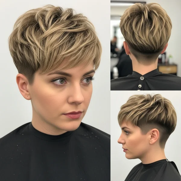 Edgy Pixie Haircuts Undercut