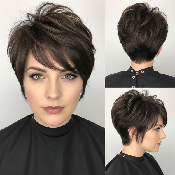 Edgy Pixie Hairstyles For Thick Hair