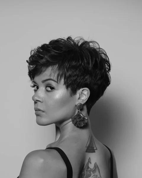 Edgy Textured Pixie with Voluminous Spiky Layers