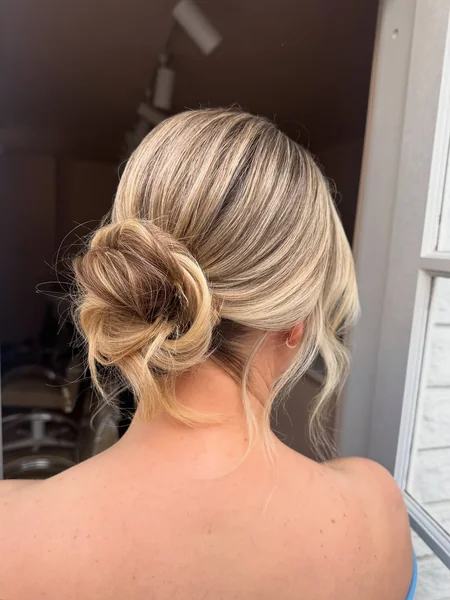 Effortless Ash Blonde Messy Bun for Everyday Glam
