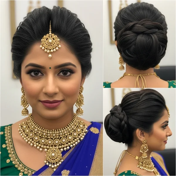 French Bun Hairstyles Indian
