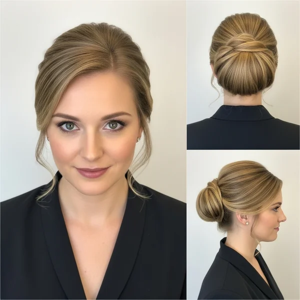 French Bun Hairstyles Wedding