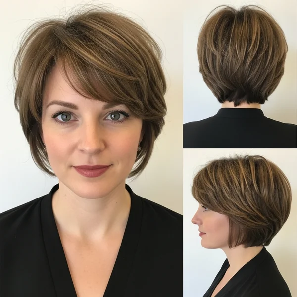 French Layered Haircut Short