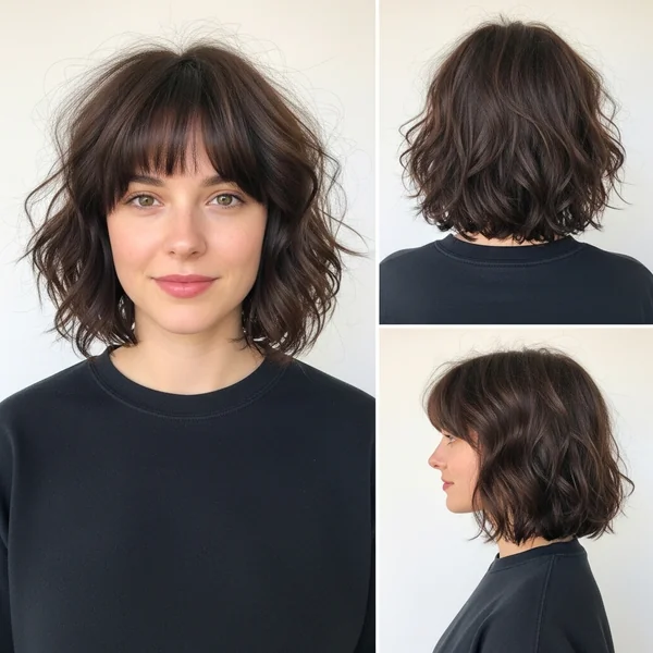 Frizzy Haircut Shoulder Length
