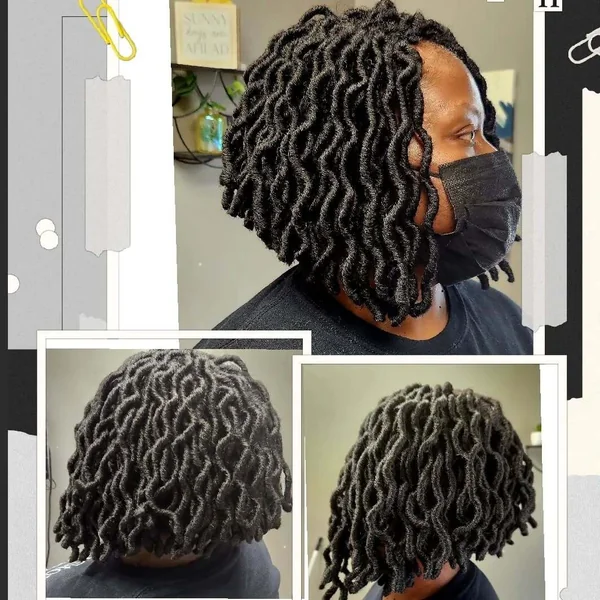 Glossy Noir Asymmetrical Bob with Dramatic Side Sweep