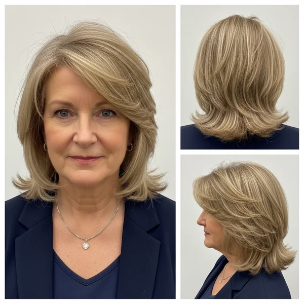 Hairstyles for Medium Length Hair for Women Over 60