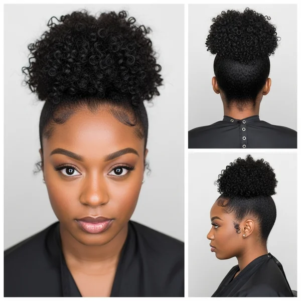 High Bun Hairstyles For Black Women