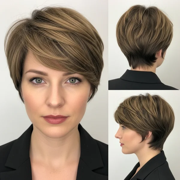 Layered Pixie Haircuts