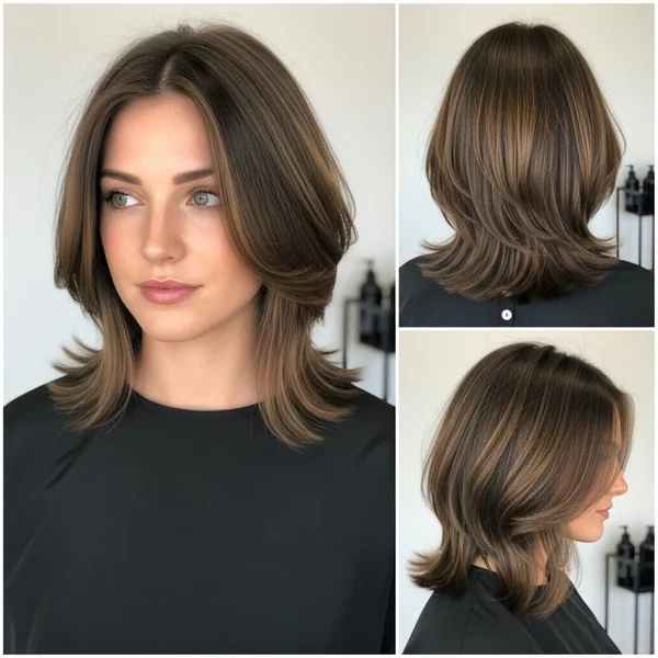 Lob Haircut Shoulder Length