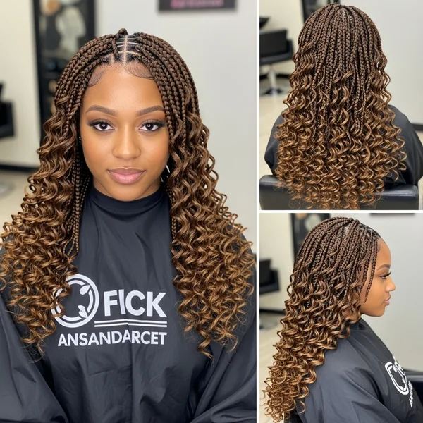 Long Curly Braided Hairstyles