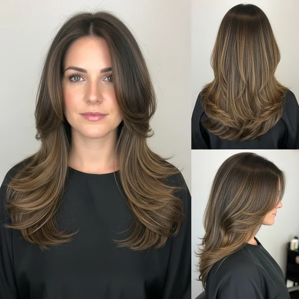 Long Layered Haircuts Brunette