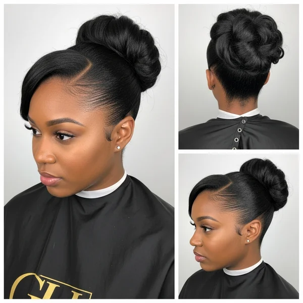 Low Bun Hairstyles For Black Women