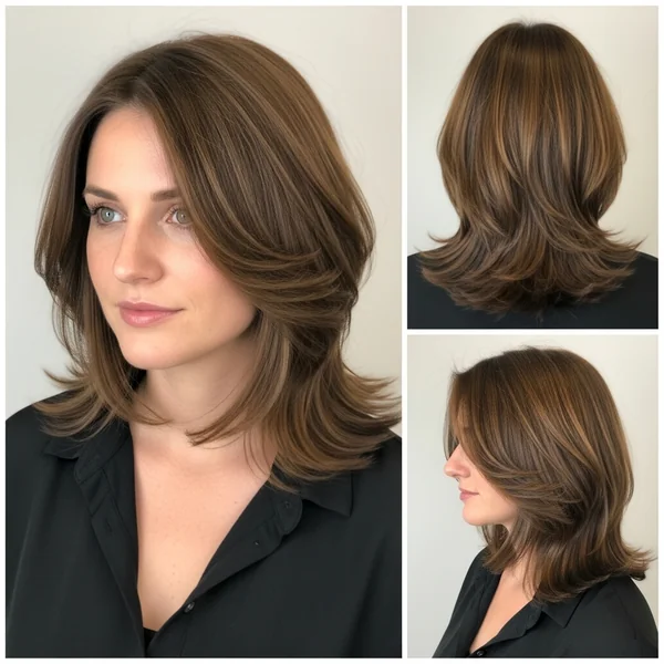 Low Maintenance Shoulder Length Haircut