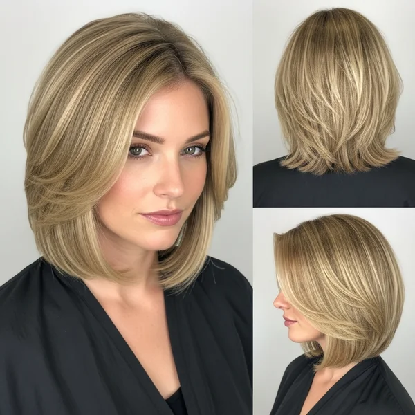 Medium Blonde Bob Hairstyles