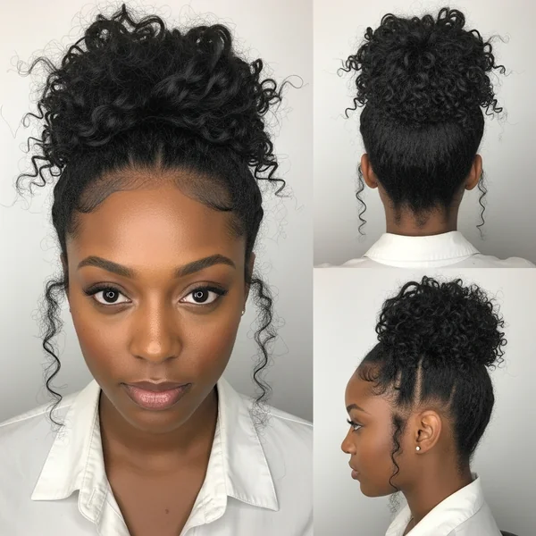 Messy Bun Hairstyles for Black Women