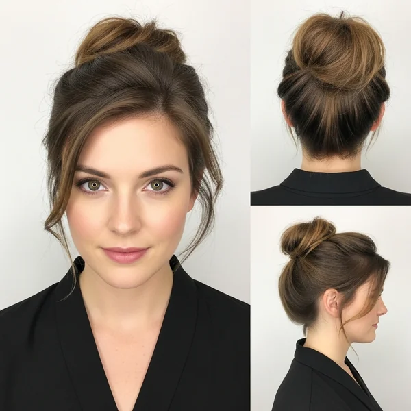 Messy Bun Hairstyles for Short Hair