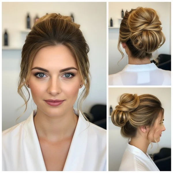 Messy Bun Hairstyles for Wedding