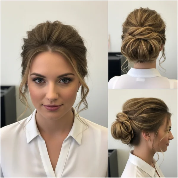 Messy Bun Wedding Hairstyles