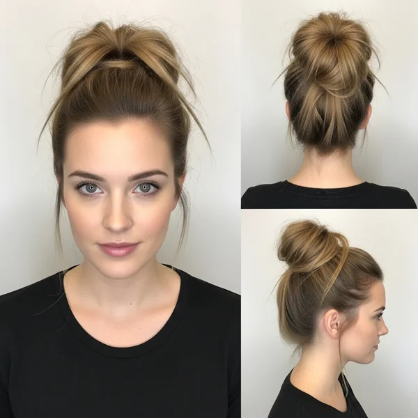 Messy High Bun Hairstyles