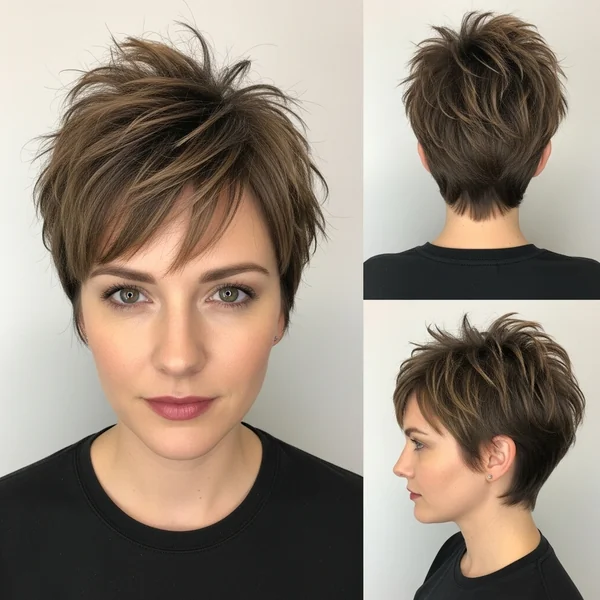 Messy Pixie Short Spiky Haircuts