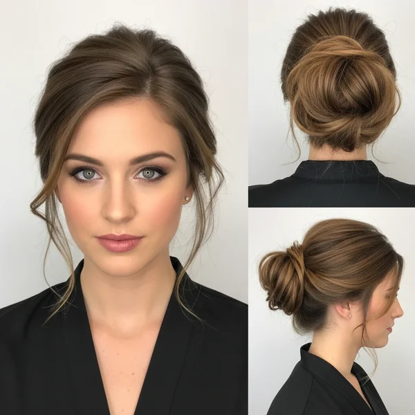 Prom Hairstyles Bun Messy
