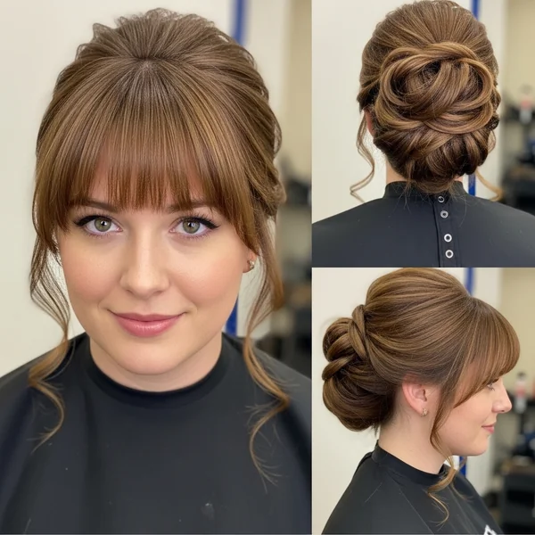 Prom Hairstyles with Bangs Half Up