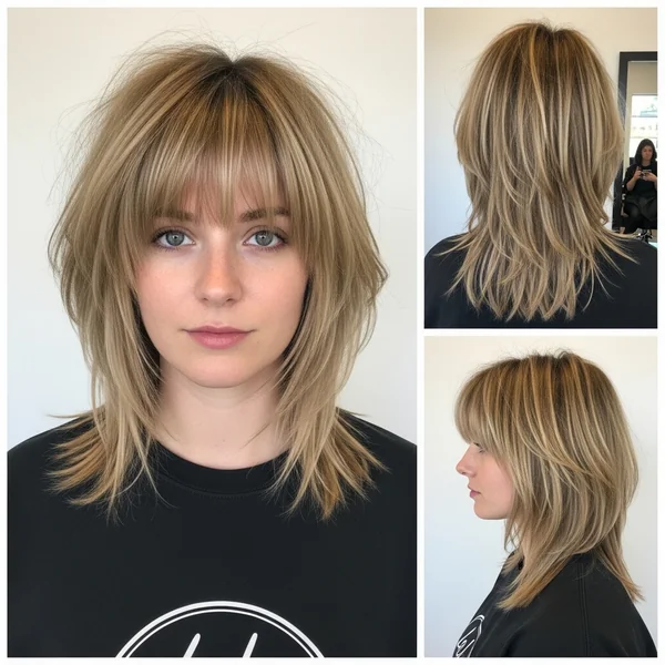 Shaggy Bob for Fine Hair Choppy Hairstyles Layered Haircuts Long