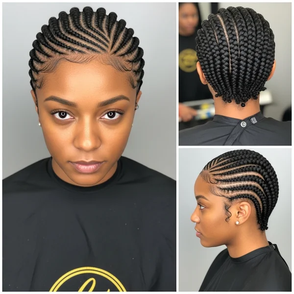short 4c braided hairstyles