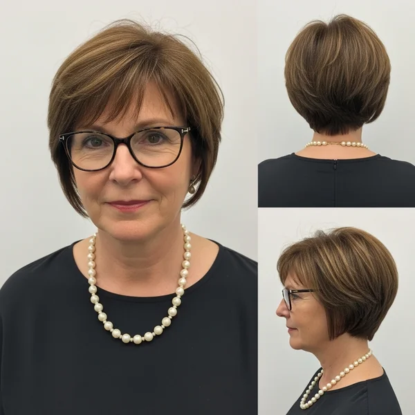 Short Bob Haircuts For Women Over 50
