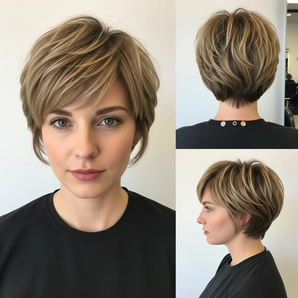 Short Choppy Layered Haircuts